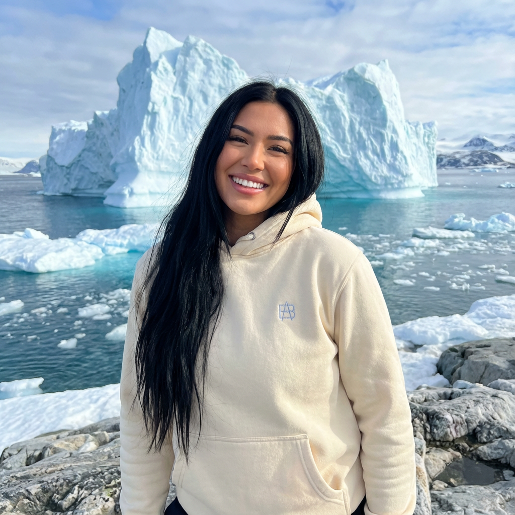 Womens Blueartic Hoodie