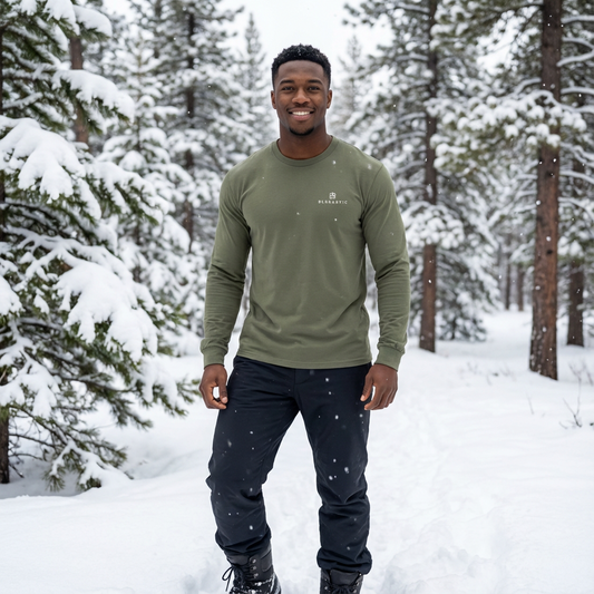 Premium mens heavyweight long sleeve