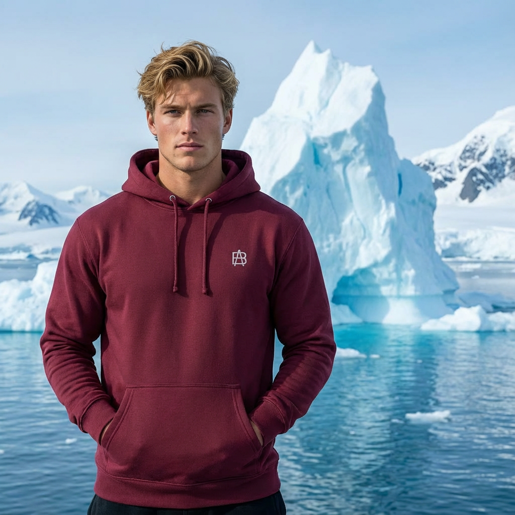 Mens Blueartic Hoodie